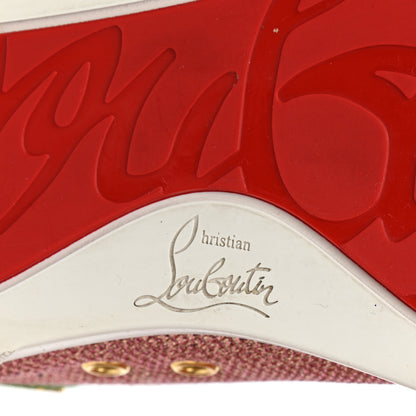 Christian Louboutin Bip Bip Glitter Womens Orlato Flat Sneakers 37 Multicolor 7 of 12