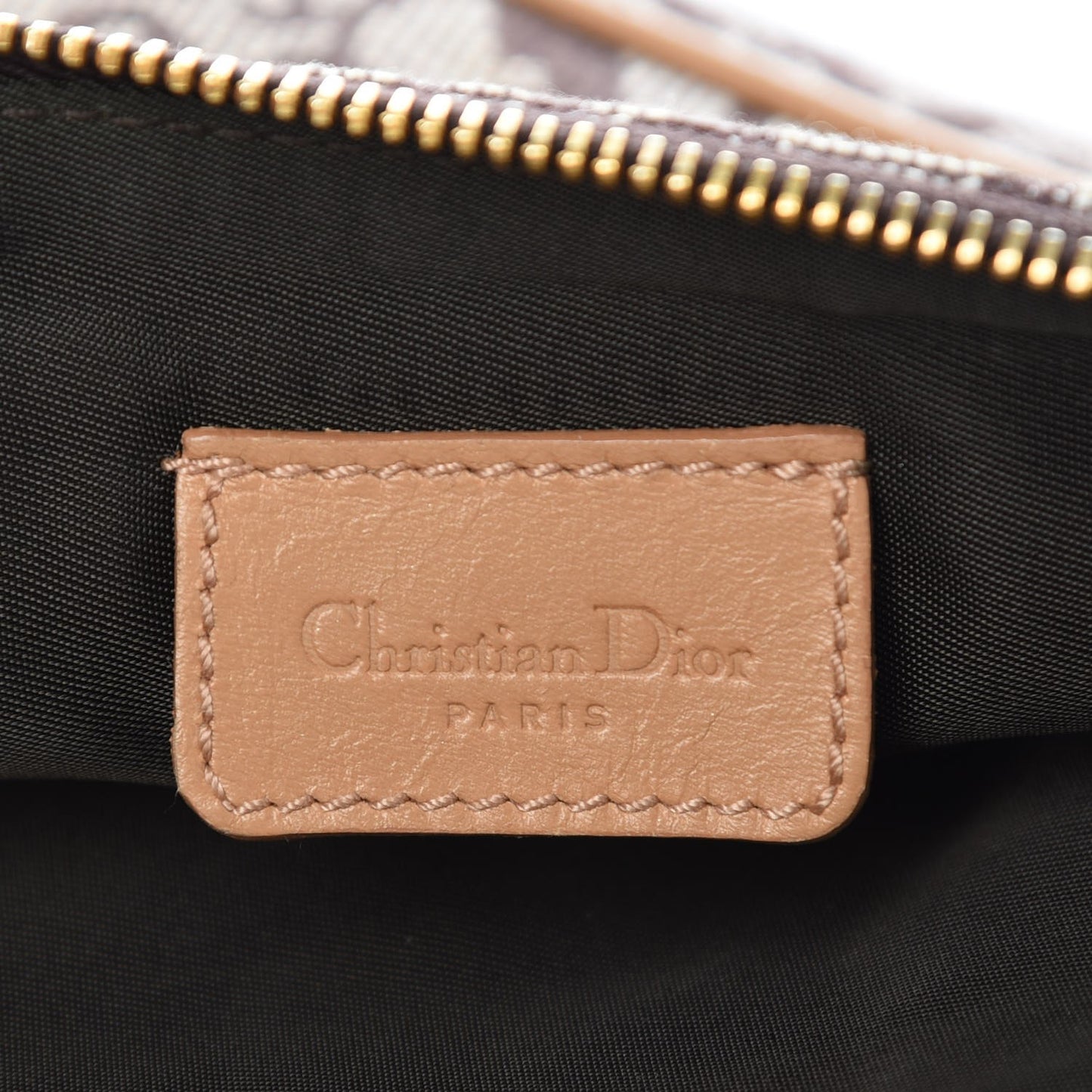 Monogram Mini Saddle Pochette Beige