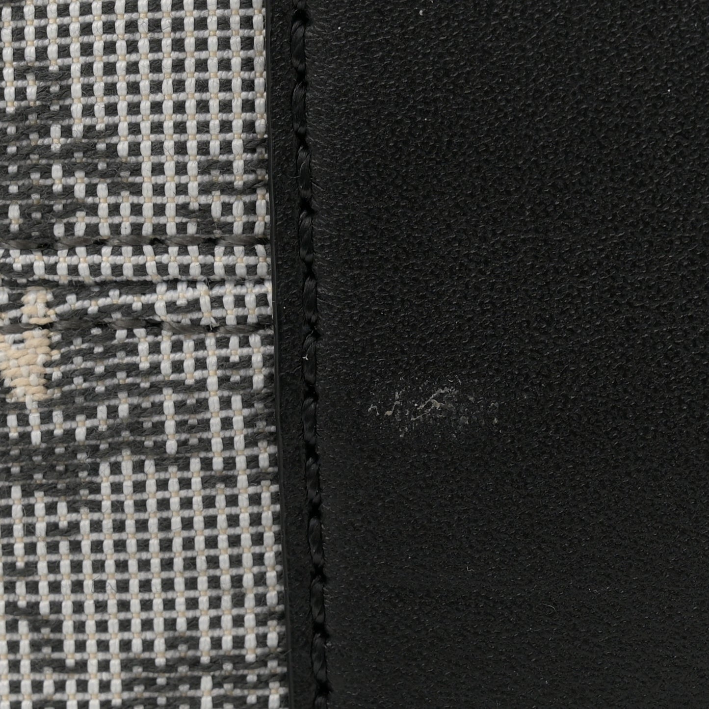 Vintage Jacquard Monogram Small Munchen Tote Grey