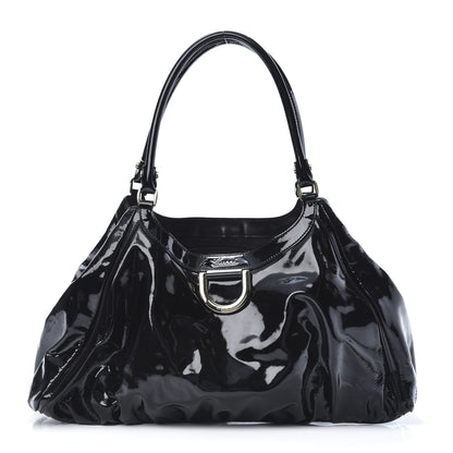 Gucci Patent D Ring Large Hobo Black 1 of 12