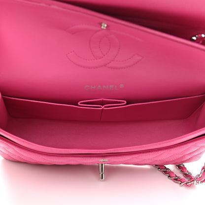 Chanel Iridescent Caviar Quilted Medium Double Flap Pink 7 of 10