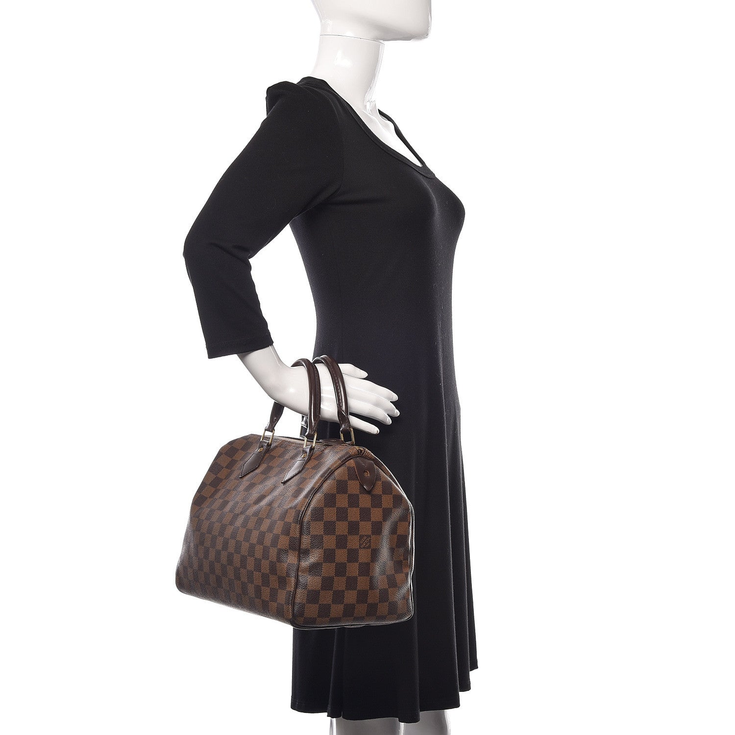 Louis Vuitton Damier Ebene Speedy 30 2 of 15