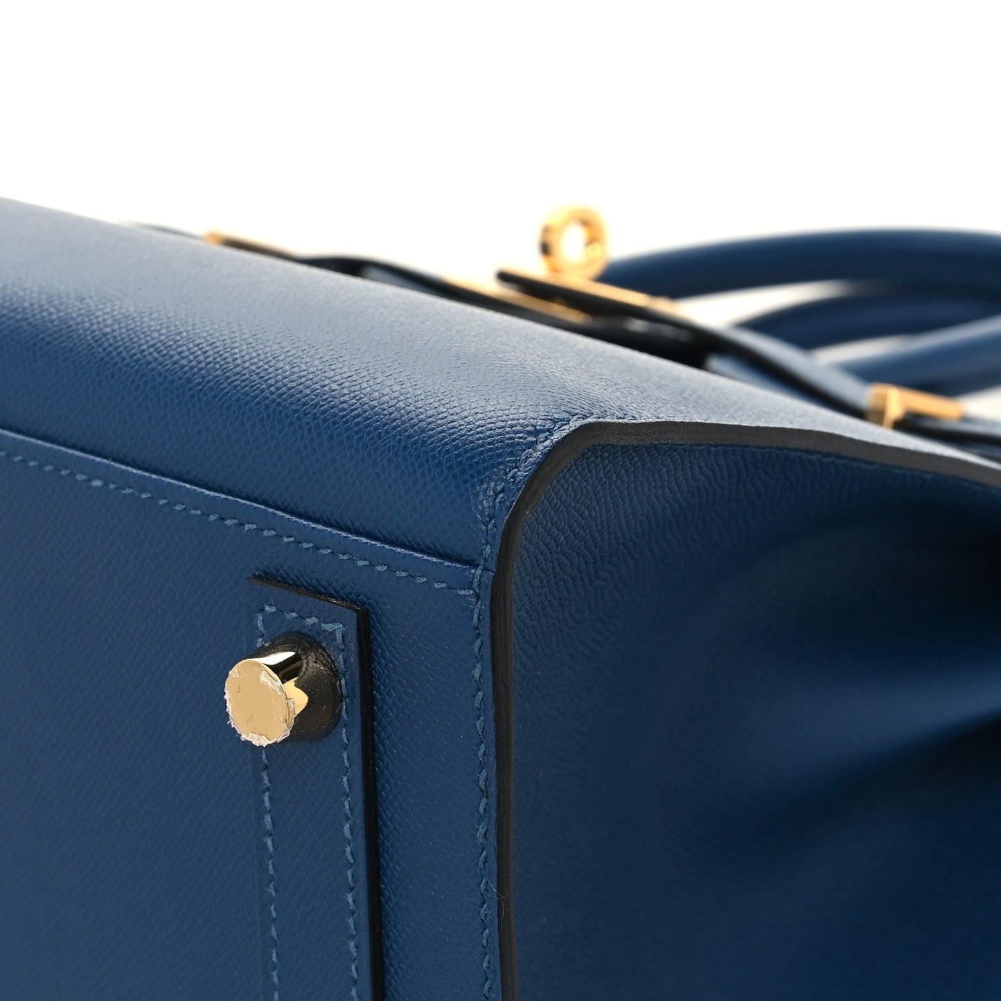 Madame Calfskin Birkin Sellier 25 Deep Blue
