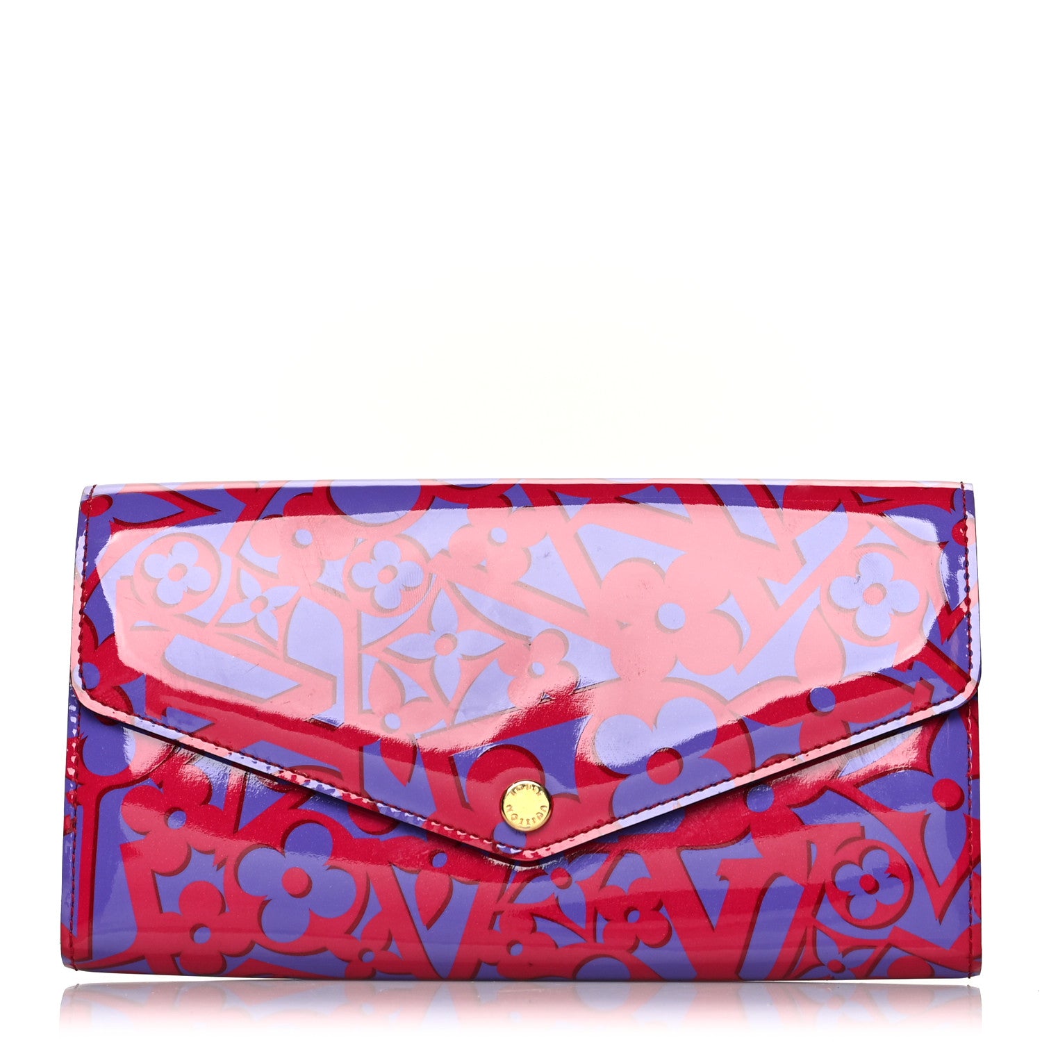 Louis Vuitton Patent Sweet Monogram Sarah Wallet Rose Indien 1 of 9