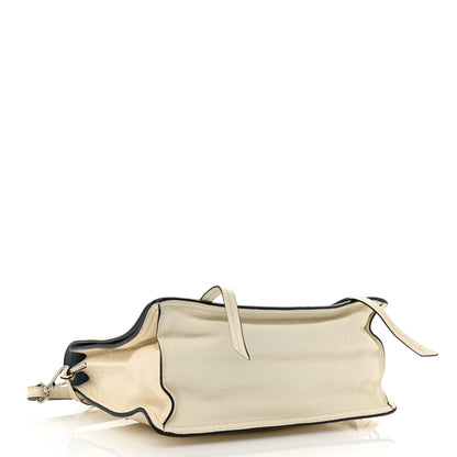 Prada Glace Calf Etiquette Flap Bianco Astra 4 of 13