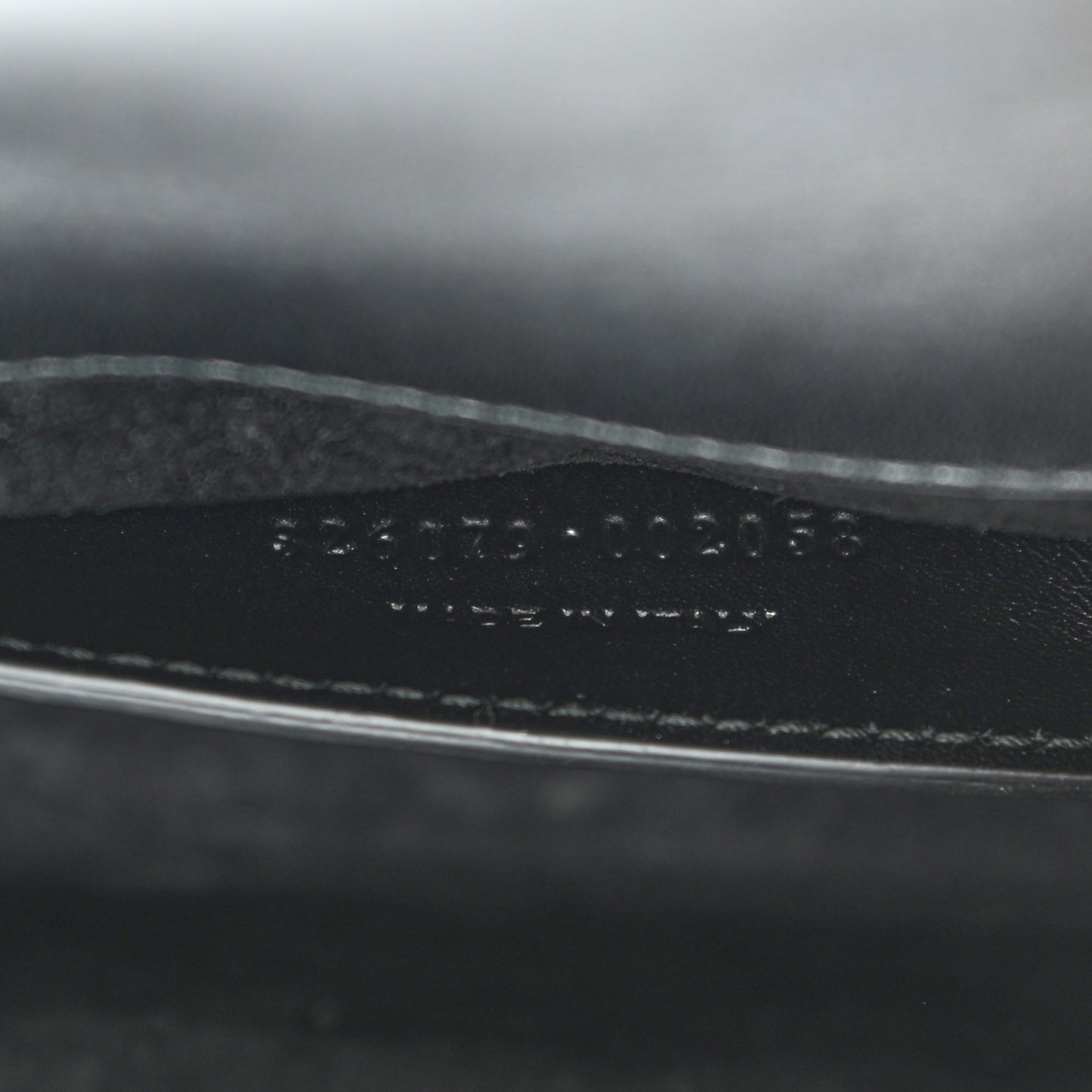 Calfskin Classic Monogram Cassandre Clutch Black