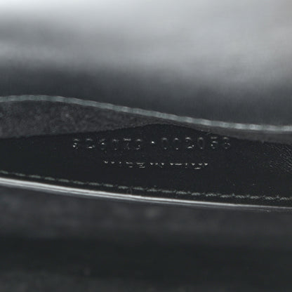 Saint Laurent Calfskin Classic Monogram Cassandre Clutch Black 8 of 10