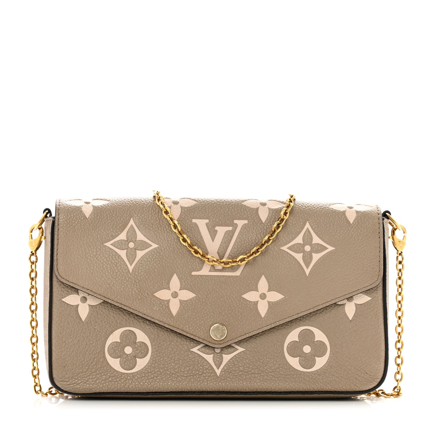 Empreinte Monogram Giant Felicie Pochette Tourterelle Creme