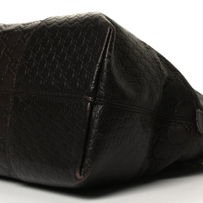 Gucci Guccissima Medium Bree Shoulder Bag Chocolate 10 of 16