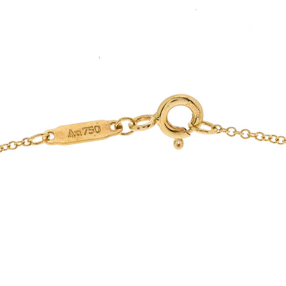 Tiffany 18K Yellow Gold Infinity Pendant Necklace 4 of 6