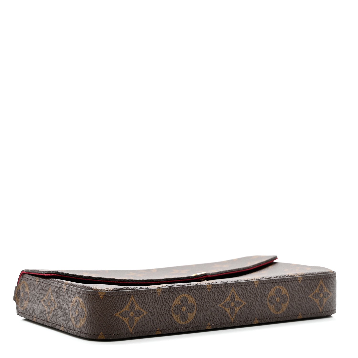 Louis Vuitton Monogram Pochette Felicie Chain Wallet Fuchsia 5 of 7