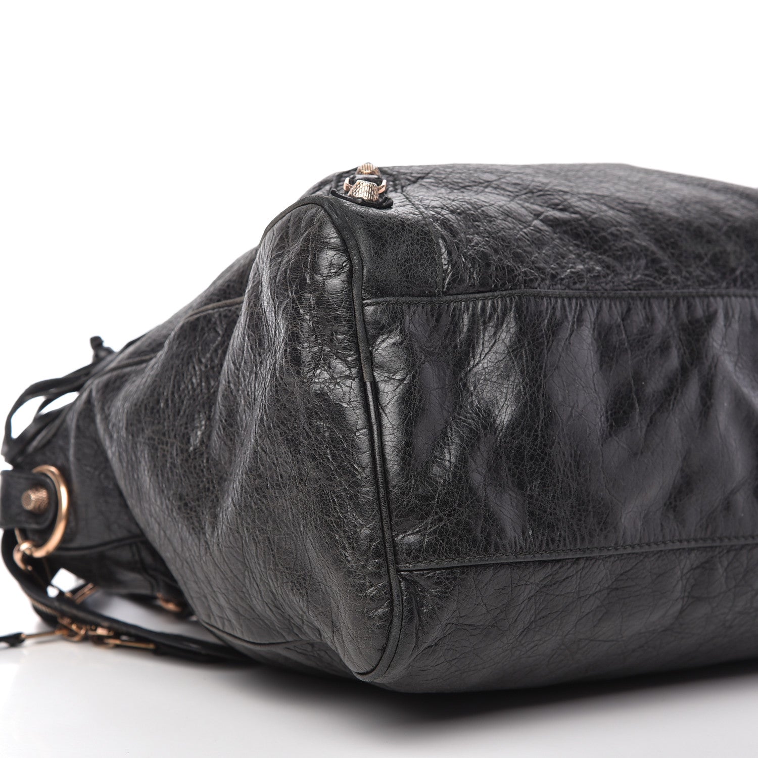 Balenciaga Agneau Giant 12 Rose Gold Hardware Velo Black 6 of 9