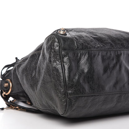 Balenciaga Agneau Giant 12 Rose Gold Hardware Velo Black 6 of 9