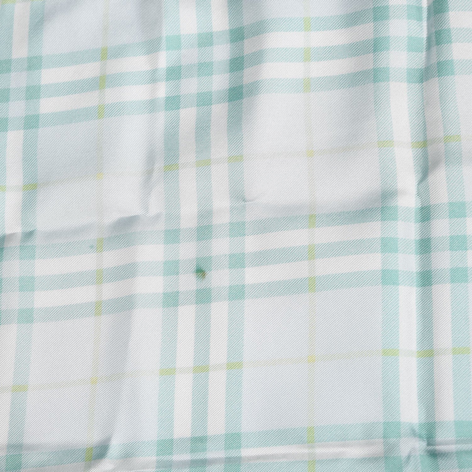 Burberry Silk Check Scarf Green 13 of 20