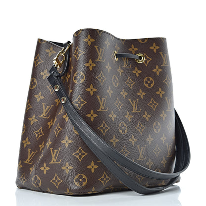 Louis Vuitton Monogram Neonoe MM Black 3 of 9