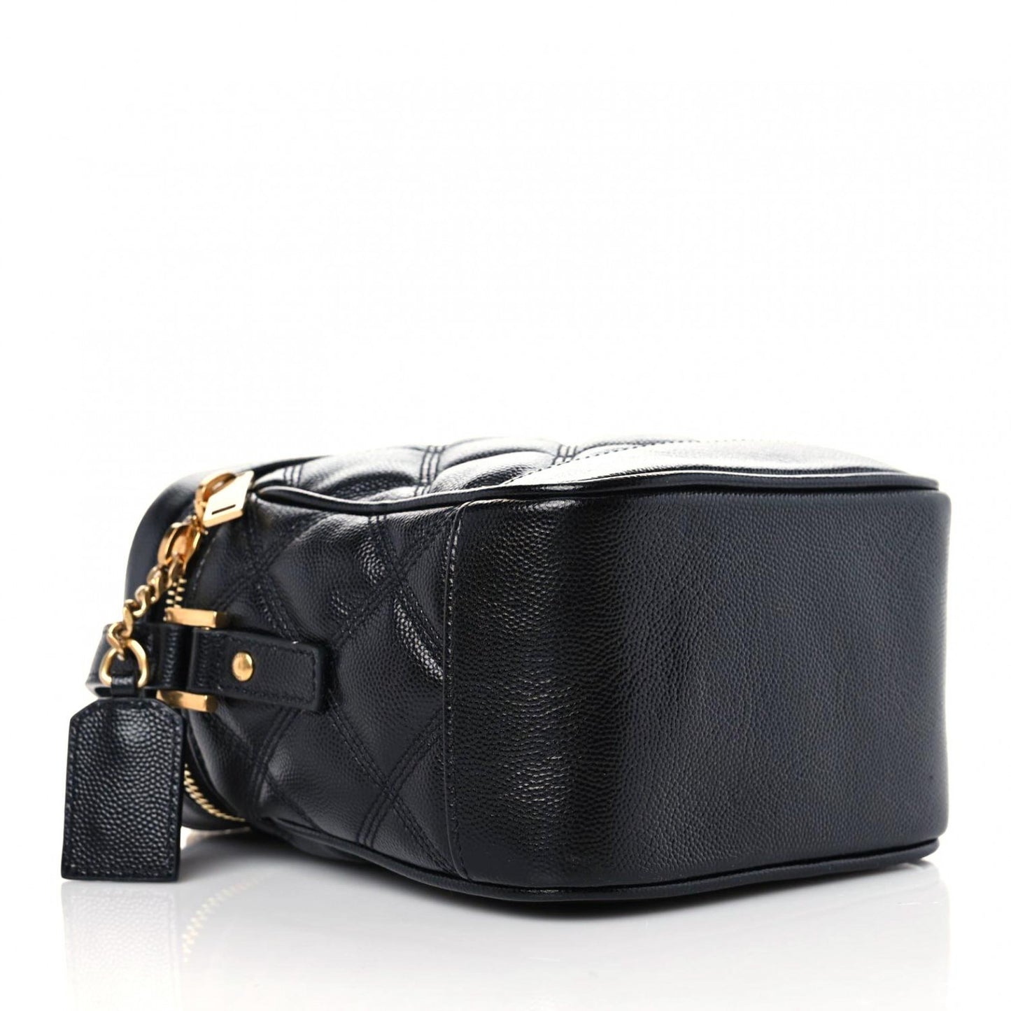 Grain de Poudre Quilted 80's Vanity Bag Black