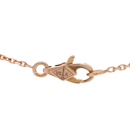 Van Cleef & Arpels 18K Rose Gold Sweet Alhambra Pendant Necklace 4 of 7