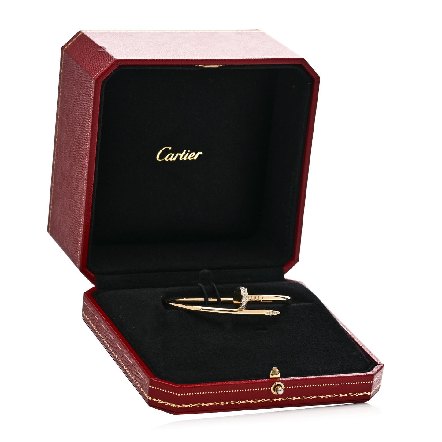 18K Yellow Gold Diamond Juste Un Clou Bracelet 17