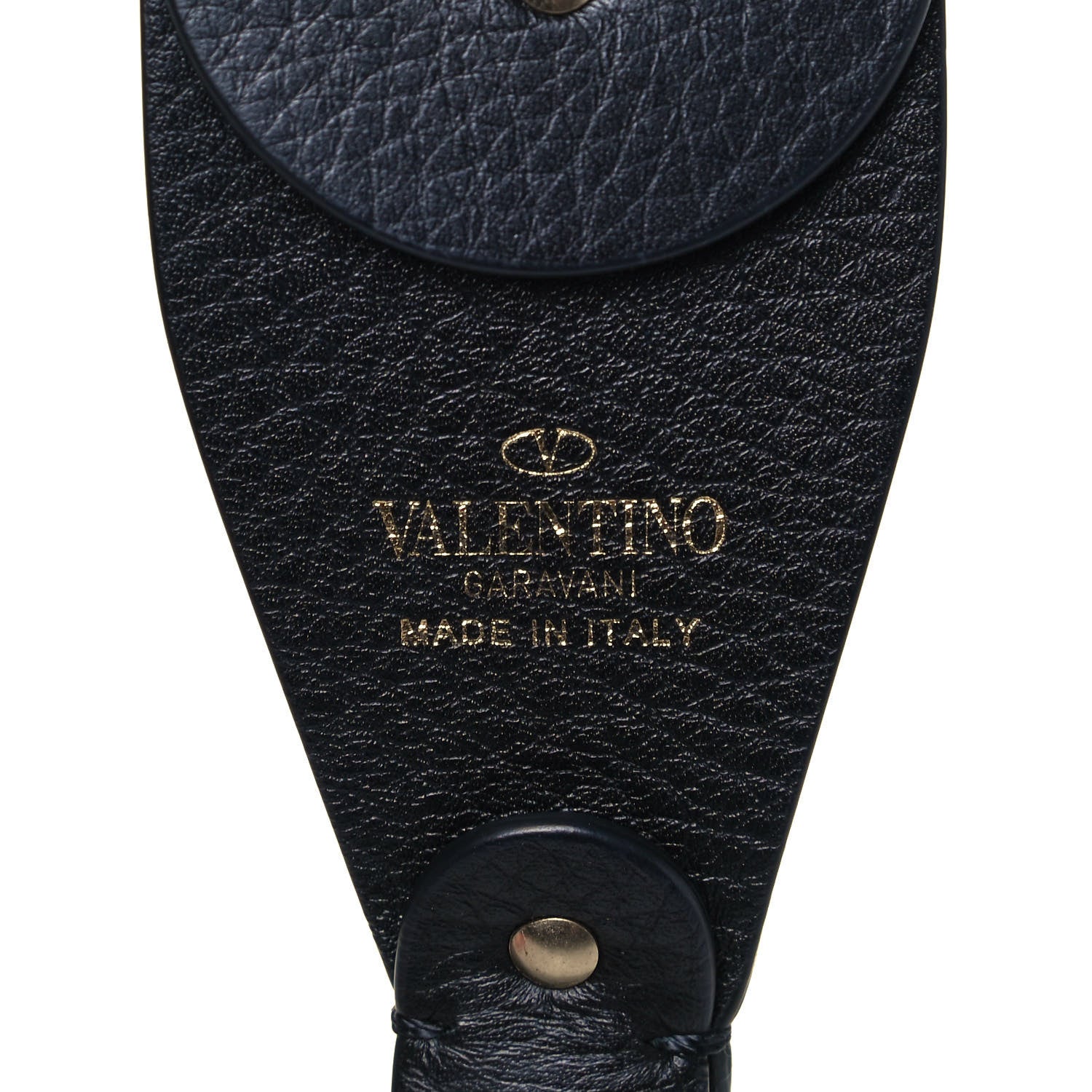 Valentino Garavani Canvas Animal Embroidered Rockstud Guitar Strap Pink 4 of 5