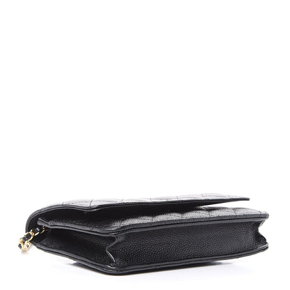 Chanel Caviar Quilted Wallet On Chain WOC Black 4 of 11
