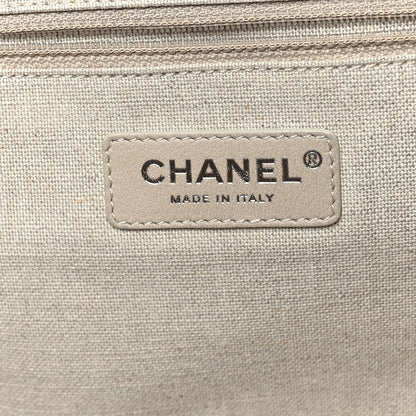 Chanel Mixed Fibers Small Deauville Tote Beige 7 of 12