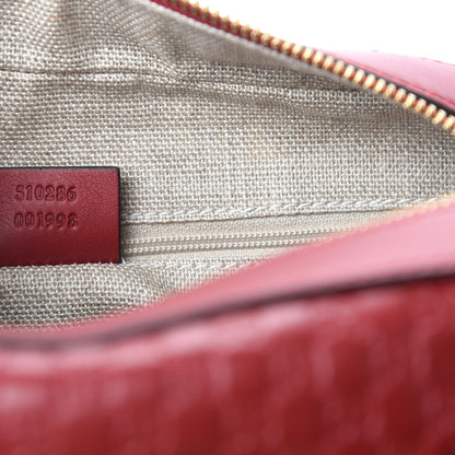 Gucci Soft Microguccissima Medium Crossbody Bag Rosso 9 of 10