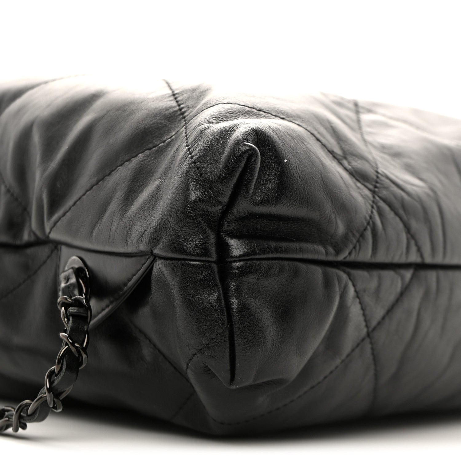 Chanel Shiny Calfskin Quilted Chanel 22 Backpack So Black 8 of 11