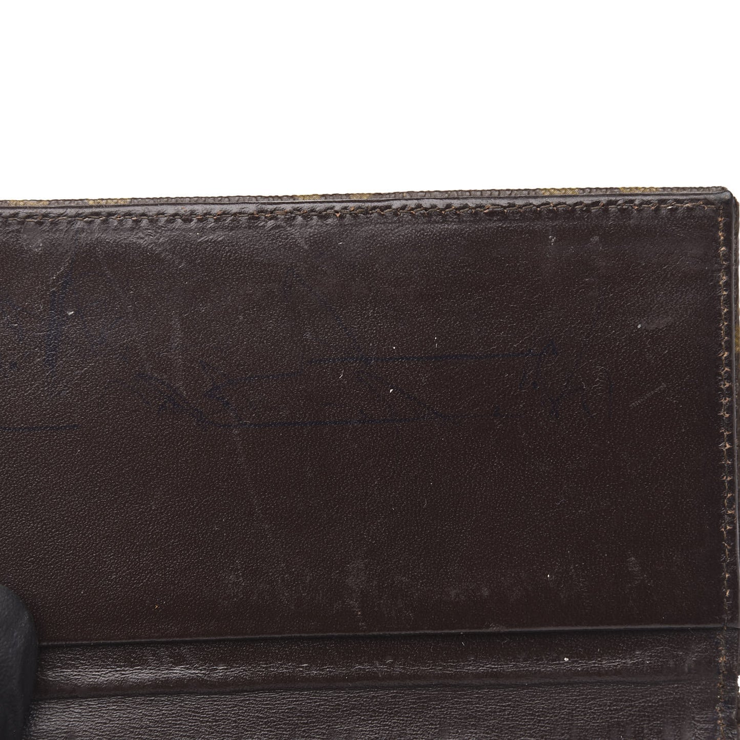 Monogram Mini Agenda Cover w Pencil