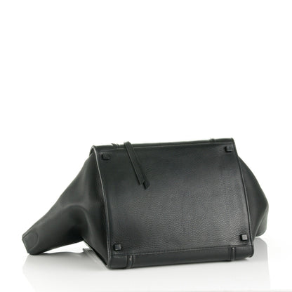 Celine Grained Calfskin Medium Phantom Luggage Black 4 of 8