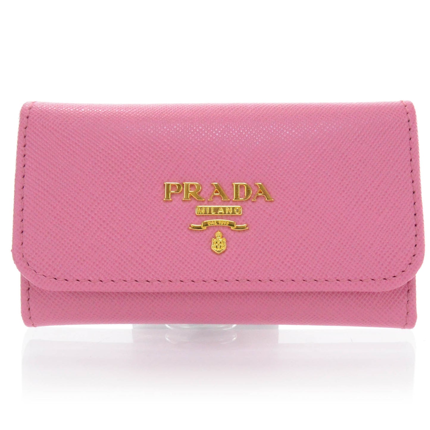 Saffiano Metal 6 Key Holder Geranio