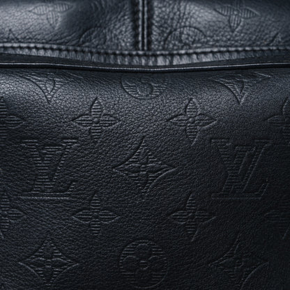 Louis Vuitton Calfskin Monogram Shadow Sprinter Backpack Black 8 of 10