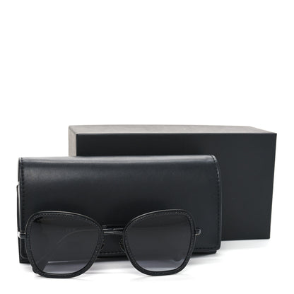 Chanel Square Frame Sequin Sunglasses 4277-B Black 7 of 7