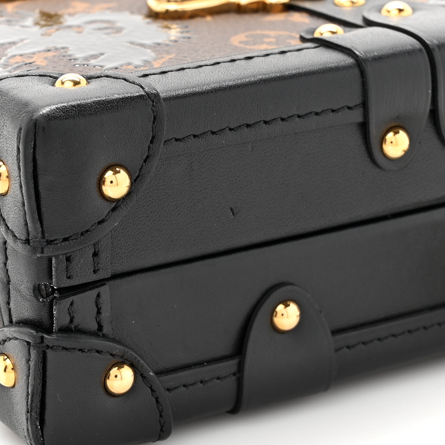 Louis Vuitton Monogram Blossom Petite Malle Black 10 of 13