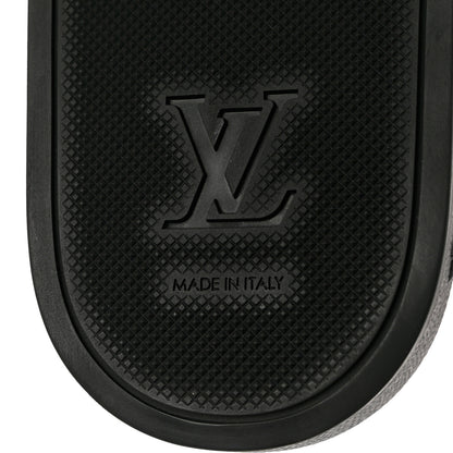 Louis Vuitton Monogram Watercolor Mens Waterfront Mules 7 Black 8 of 10