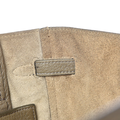 Celine Soft Grained Calfskin Small Belt Cabas Phantom Taupe 10 of 18