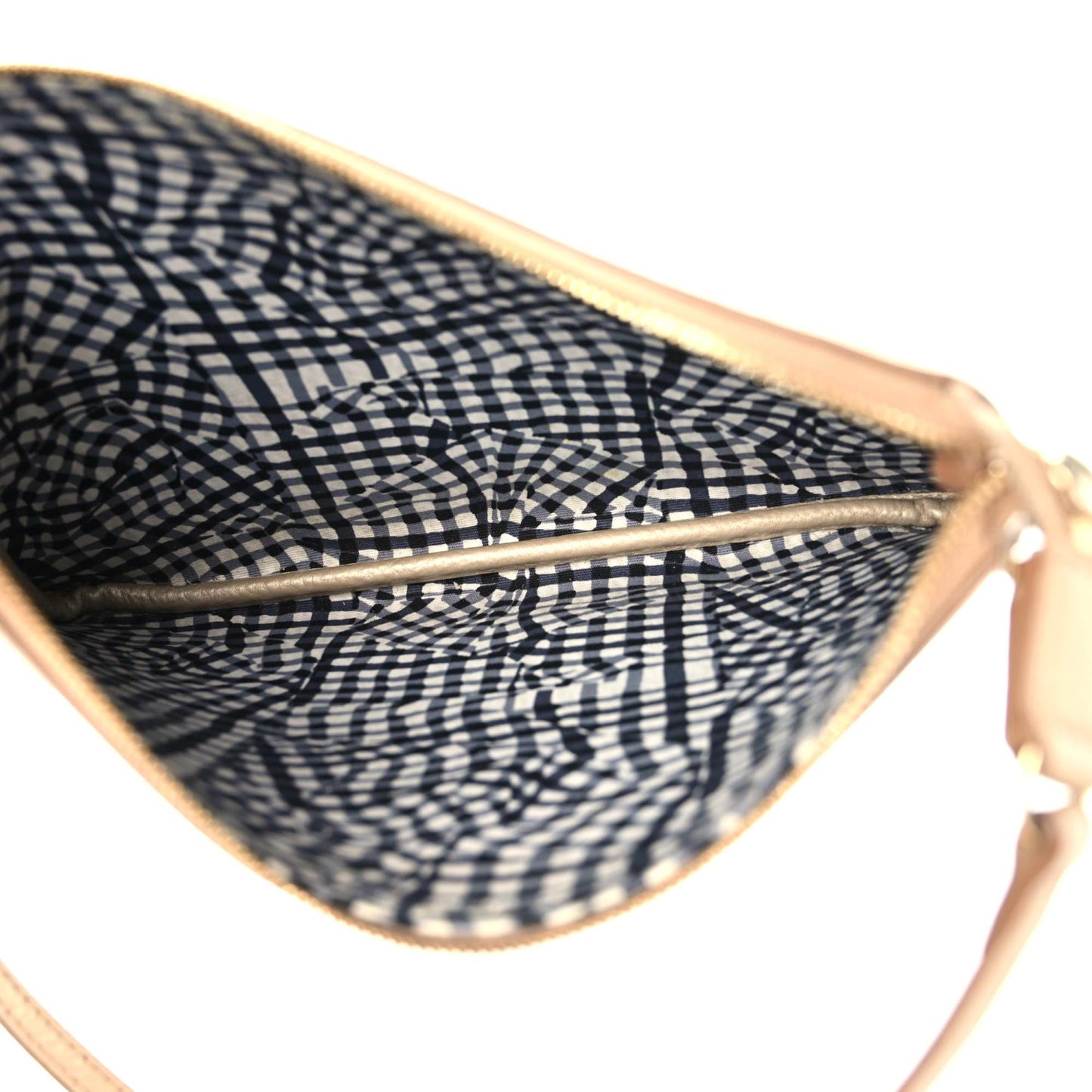 Metallic Visetos Liz Shopper Tote Pouch Gold