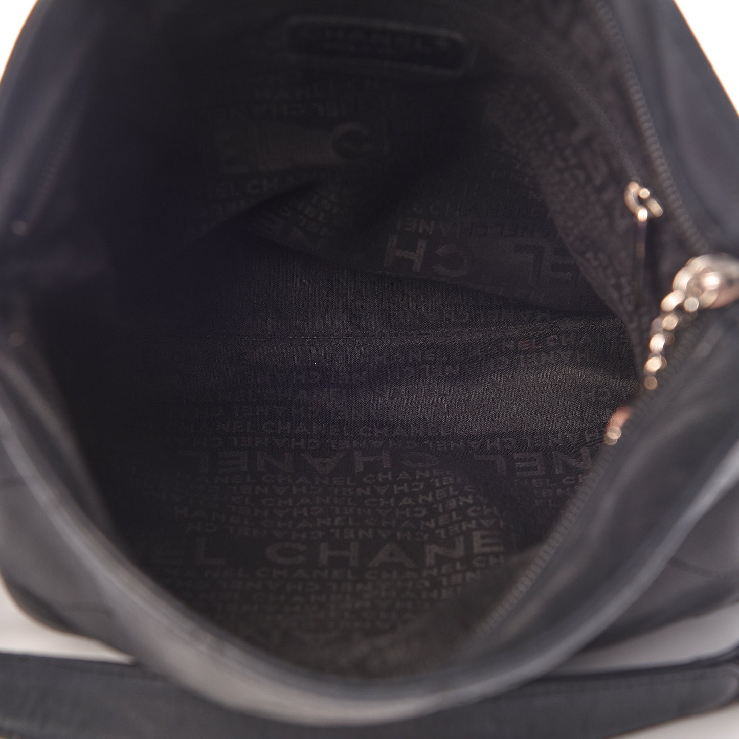 Lambskin Stitched Medium Ultimate Soft Tote Black