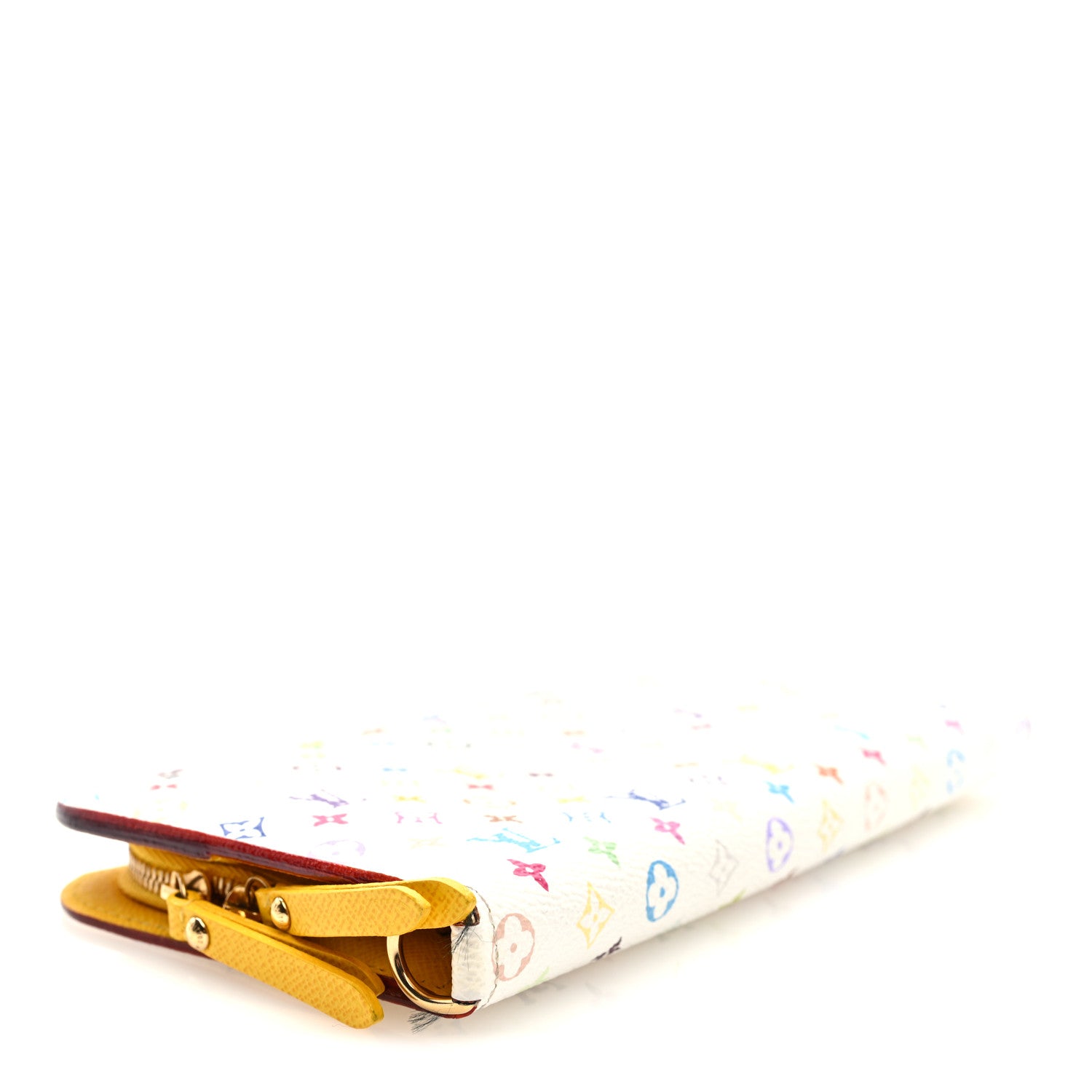 Louis Vuitton Monogram Multicolor Insolite Wallet White Citron 4 of 7