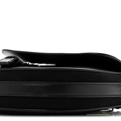 Rimowa Calfskin Canvas Never Still Crossbody Flap Bag Black 9 of 14