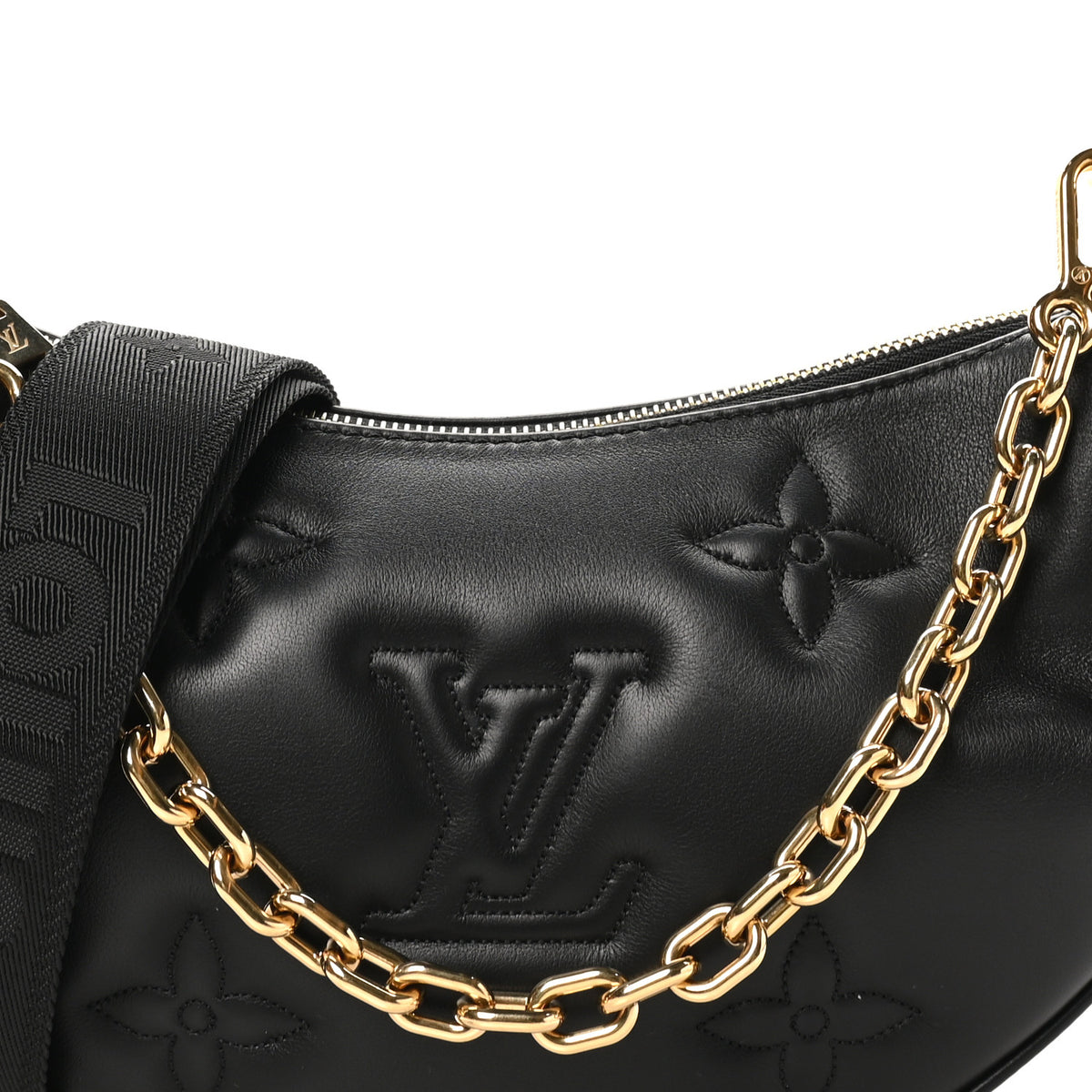 Calfskin Bubblegram Over The Moon Black