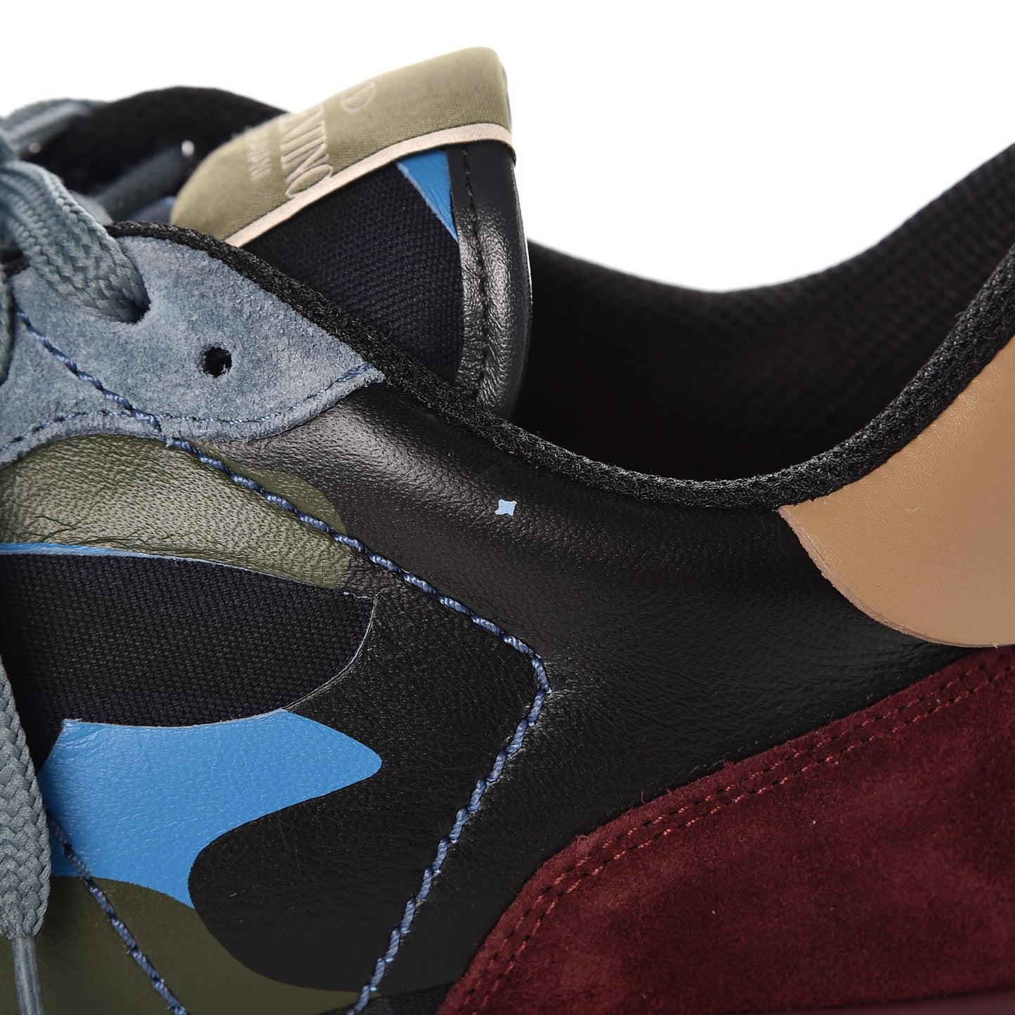 Nappa Suede Camouflage Mens Rockrunner Sneakers 45 Multicolor