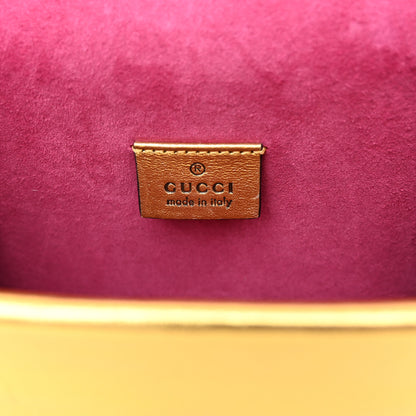 Gucci Metallic Calfskin Crystal Mini Dionysus Shoulder Bag Gold 6 of 11