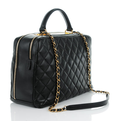 Chanel Lambskin Quilted Trendy CC Bowling Bag Black 3 of 13