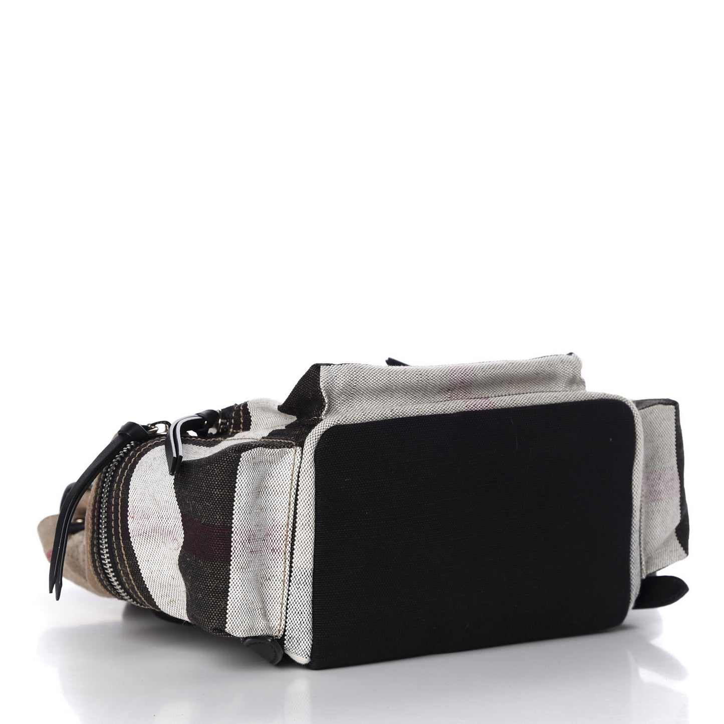 Canvas Mega Check Medium Rucksack Backpack Black
