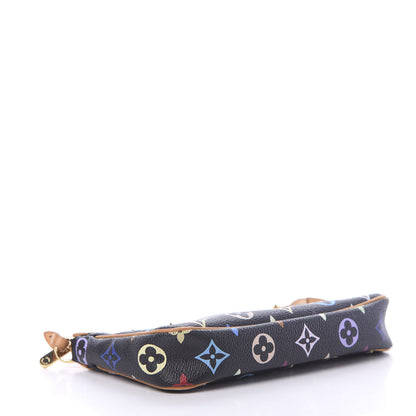 Louis Vuitton Monogram Multicolor Pochette Accessories Black 3 of 13