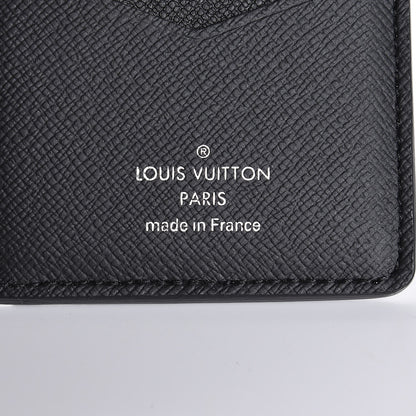 Louis Vuitton Taiga Pocket Organizer NM Black Gris 6 of 8
