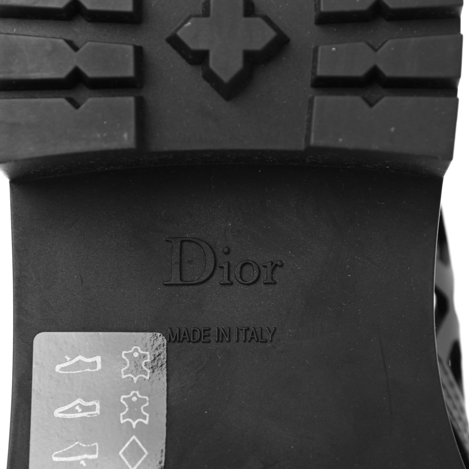 Christian Dior Matte Calfskin Womens D-Trap 30mm Tall Boots 37 Black 6 of 8