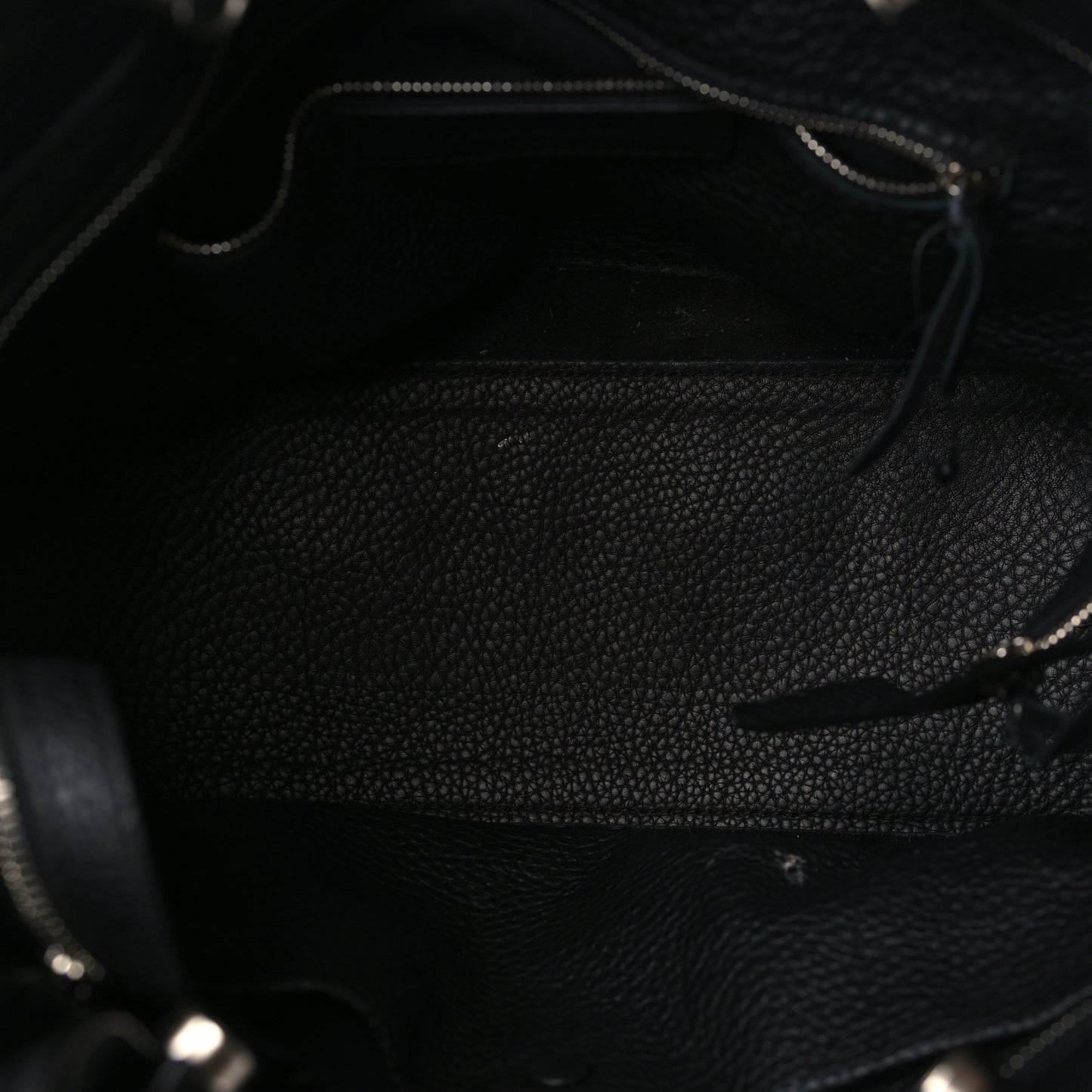 Veau Grana Perforated Blackout Hardware City Black