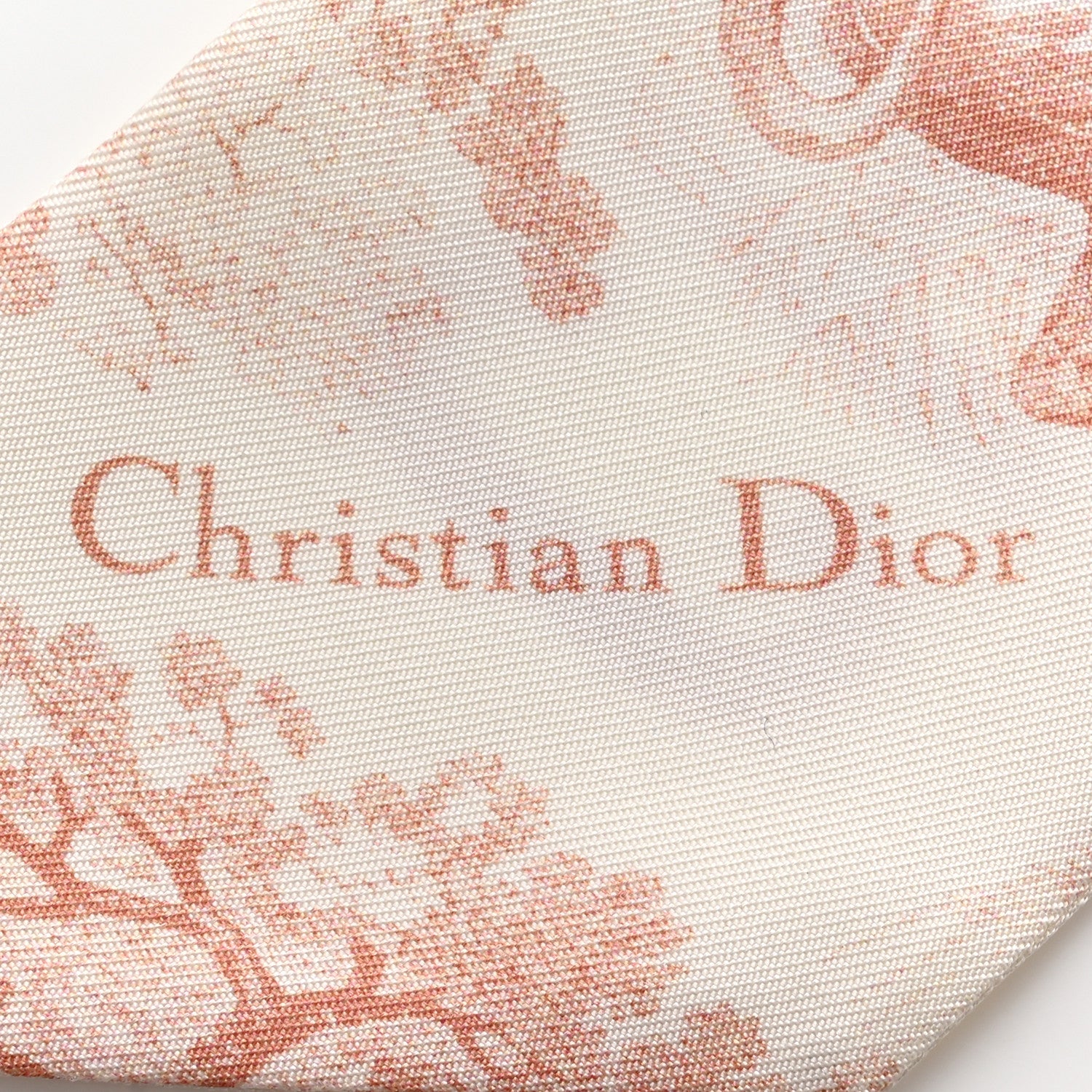 Christian Dior Silk Toile De Jouy Mitzah Scarf Pink 2 of 3