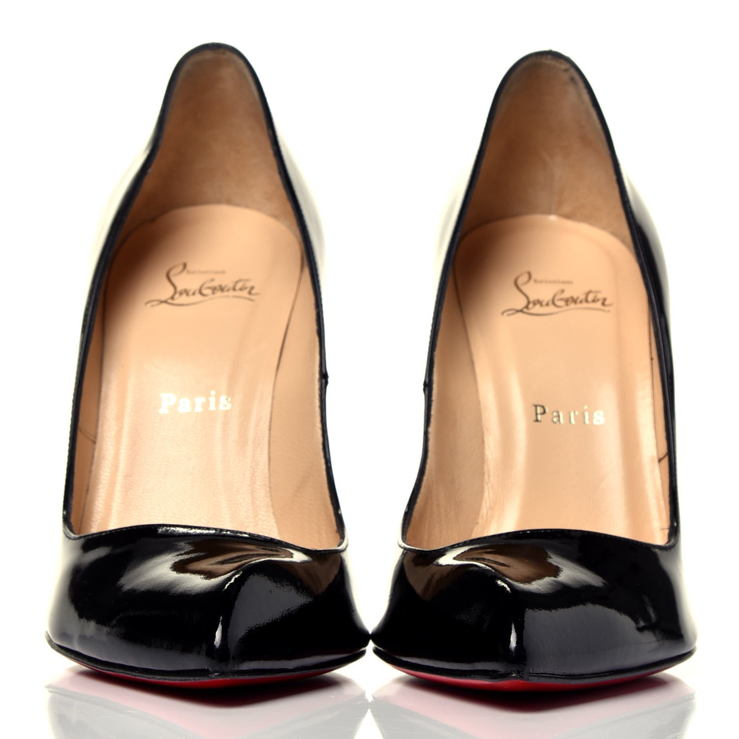 Christian Louboutin Patent Corneille 100 Pumps 40.5 Black 2 of 8